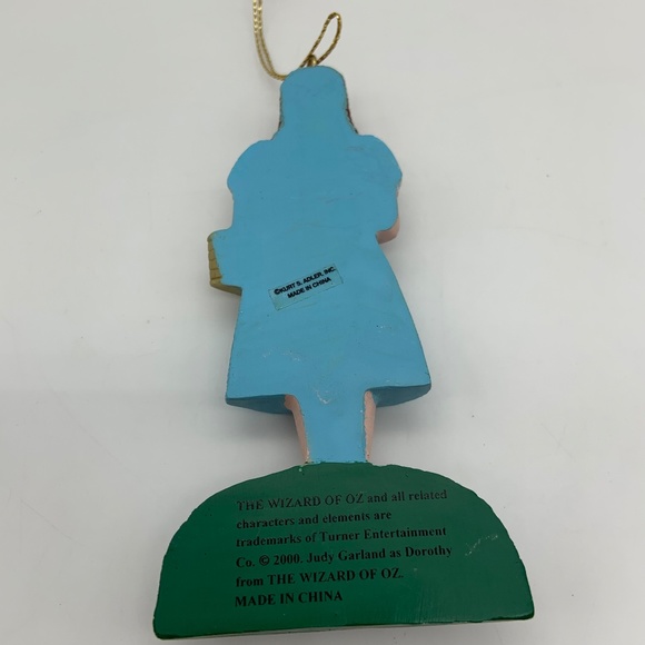 VTG Kurt Adler Wizard of Oz Dorothy & Toto 'No Place Like Home' Ceramic Ornament - Picture 6 of 10